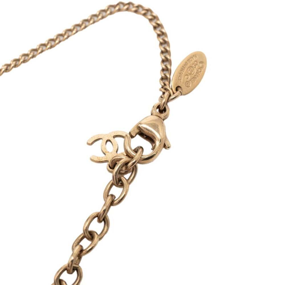 CHANEL Pink Logo Necklace - Picture 4 of 6